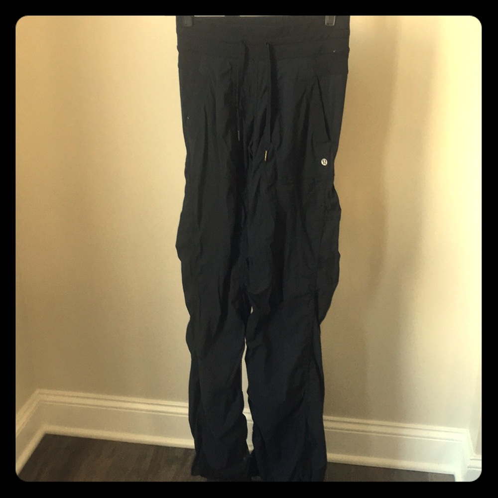 Black lulu lemon dance studio pants